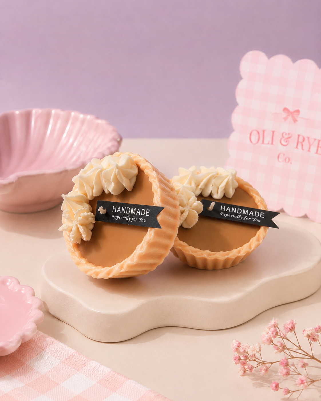 Biscoff Pie Candle