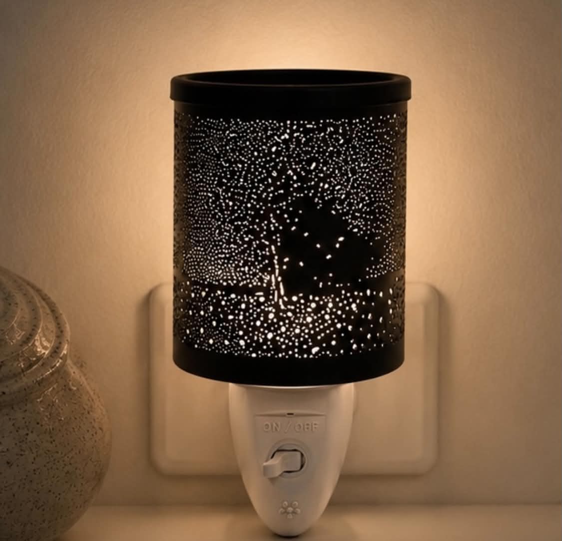 Black Tree Wax Warmer