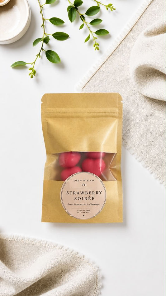Strawberry Soirée Heart Melts